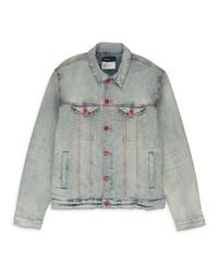 Purple Brand - Light Pop Trucker Denim Jackets - Lyst