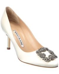 Manolo Blahnik Hangisi Shoes for Women - Up to 44% off | Lyst