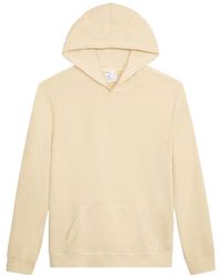 Onia - Garment Dye French Terry Pullover Hoodie - Lyst