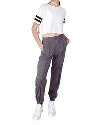 Tractr - Girl's Suede Joggers - Lyst