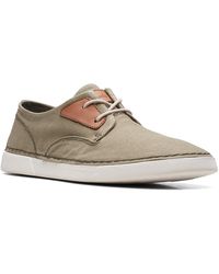 Clarks - Gereld Tie Leather Lifestyle Casual And Fashion Sneakers - Lyst