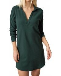 Lilla P - Split Neck Collared Dress - Lyst