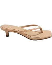 TKEES - Square Toe Julia Suede Sandals - Lyst