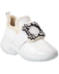 Roger Vivier - Leather Sneaker - Lyst