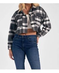 Elan - Plaid Cropped Jacket - Lyst