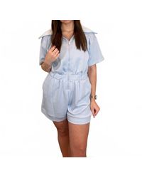 Rae Mode - Zandra Full Zip Romper - Lyst