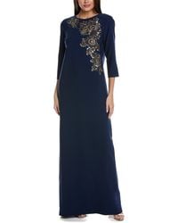 Carolina Herrera - Embellished Column Gown - Lyst
