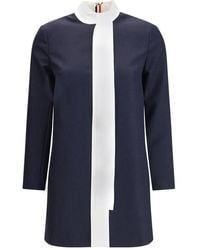 Thom Browne - High Wool Suiting Shift Dress - Lyst