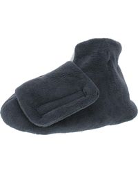 Muk Luks - Terry Cloth Faux Fur Bootie Slippers - Lyst