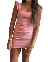 If So - Ruffle Strap Dress - Lyst