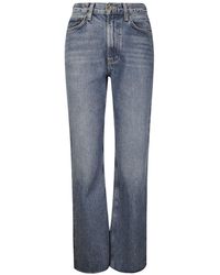 Agolde - Flared Five-Pocket Jeans With Zip Closure - Lyst