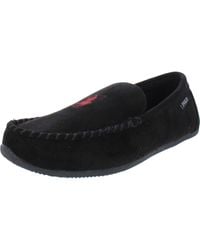 Polo Ralph Lauren - Faux Suede Slip On Loafer Slippers - Lyst