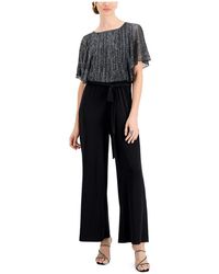 Connected Apparel - Metallic Formal Jumpsuit - Lyst