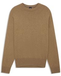 BOSS - Virgin-Wool Sweater - Lyst