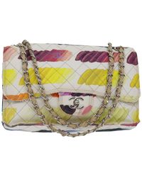 Chanel - Timeless Canvas Shoulder Bag (pre-owned) - Lyst
