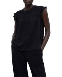 Closed - T-shirt With Frills - Lyst
