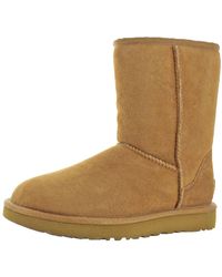 UGG - Classic Short Ii Lined Suede Casual Boots - Lyst