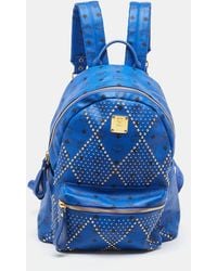 MCM - Visetos Leather Large Studded Stark Backpack - Lyst