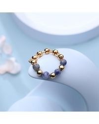 Fashnzfab - Kyanite Stone Ring (Adjustable) - Lyst