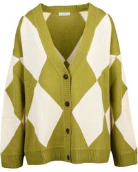 Ballantyne - Wool Button Cardigan - Lyst