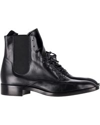 Gianvito Rossi - Dresda Lace-Up Ankle Boots - Lyst