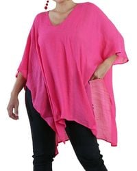 Umgee - V-Neck Caftan Tunic - Lyst