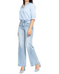 Judy Blue - Retro Wide Side Seam Jean - Lyst