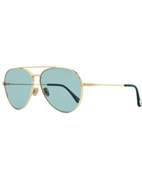 Tom Ford - Dashel-02 Sunglasses Tf996 28x Gold/turquoise 62mm - Lyst