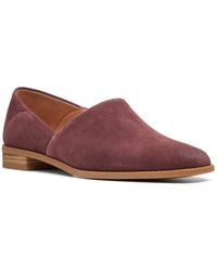 Clarks - Pure Belle Cushioned Footbed Slip On Loafers - Lyst
