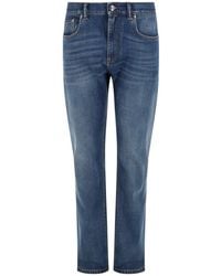 Versace - Mid Rise Jeans - Lyst