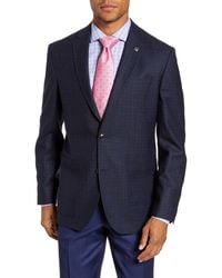 Ted Baker - Kyle Trim Fit Solid Wool Sport Coat, Size 46 L - Lyst