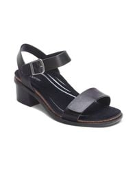 Aetrex - Mae Quarter Strap Heel Sandals - Lyst