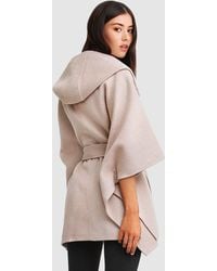Belle & Bloom - Jackson Landing Wool Blend Cape Coat - Lyst