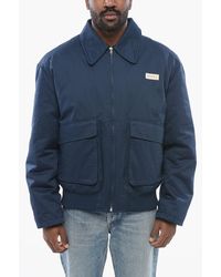 Marni - Cotton Quilted Bomber Jacket With Utility Pockets - Lyst