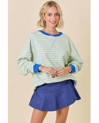 Day + Moon - Fun And Stripes Weekender Sweater - Lyst