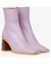 Alohas - West Vintage Btwcp1-99 Boots 5 Leather Ankle Bootie Khd454 - Lyst