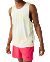 Brooks - Dash Singlet Printed Tank Top - Lyst