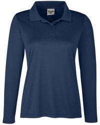 Team 365 - Zone Performance Long Sleeve Polo - Lyst