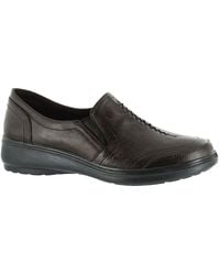 Easy Street - Ultimate Faux Leather Padded Insole Loafers - Lyst