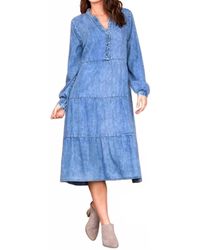 Billy T - Eliana Maxi Denim Dress - Lyst