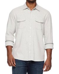 Flag & Anthem - Madeflex Stretch Knit Flannel Shirt - Lyst