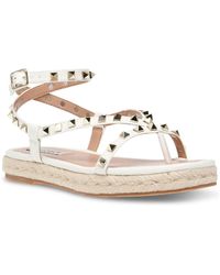 Steven New York - Summit Faux Leather Flat Sandals - Lyst