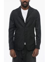 Comme des Garçons - Comme Des Garçons Slim Fit Blazer With Flap Pockets - Lyst