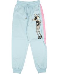 Moschino - Nwt Light Side Stripe Bunny Patch Pants - Lyst