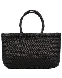 Dragon Diffusion - Mini Flat Gora Leather Shoulder Bag - Lyst