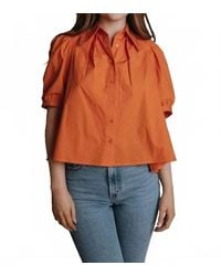 Laroque - Harris Puff Sleeve Top - Lyst