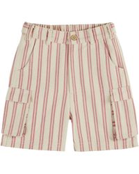 Emile Et Ida - Boy's Stripe Cargo Shorts - Lyst