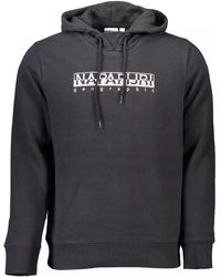 Napapijri - Black Cotton Sweater - Lyst