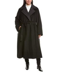Marina Rinaldi - Plus Capanna Reversible Wool Coat - Lyst