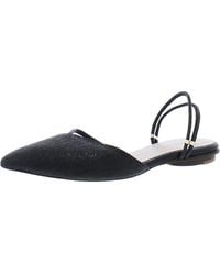All Black - Leather Illusion Ballet Flats - Lyst